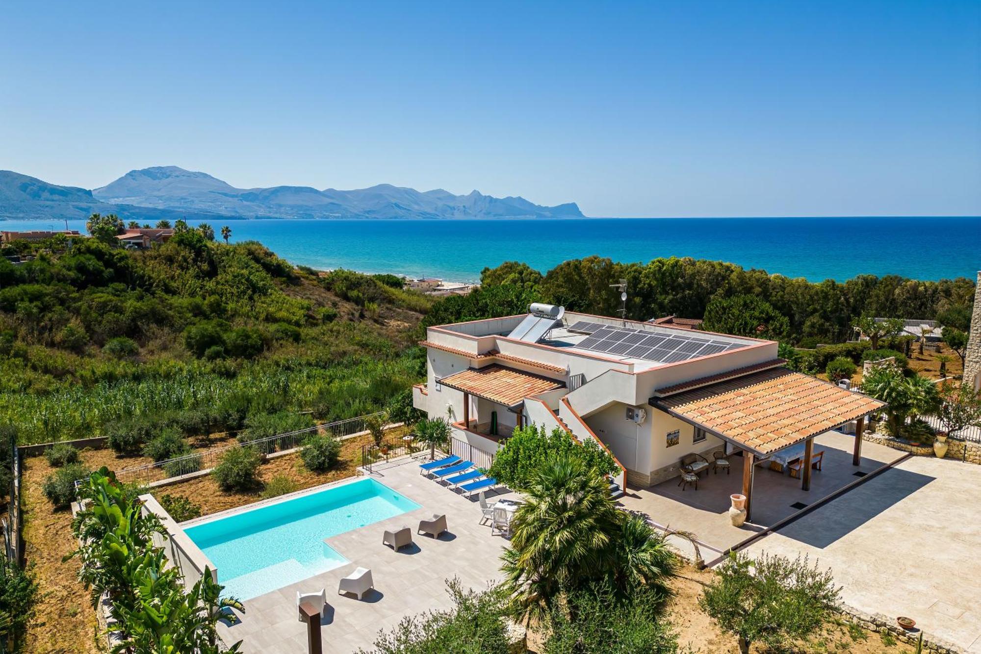 Villa Dellacqua Alcamo Marina Buitenkant foto